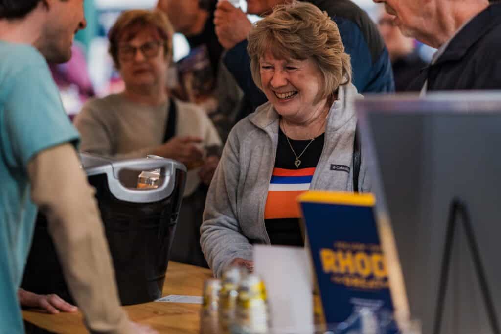 House of Brews at the RI Home Show | People in line at the House of Brews Feature at the RI Home Show | RI Home Show